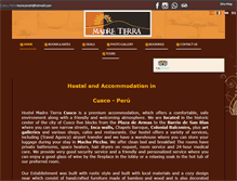 Tablet Screenshot of hostalmadretierra.com